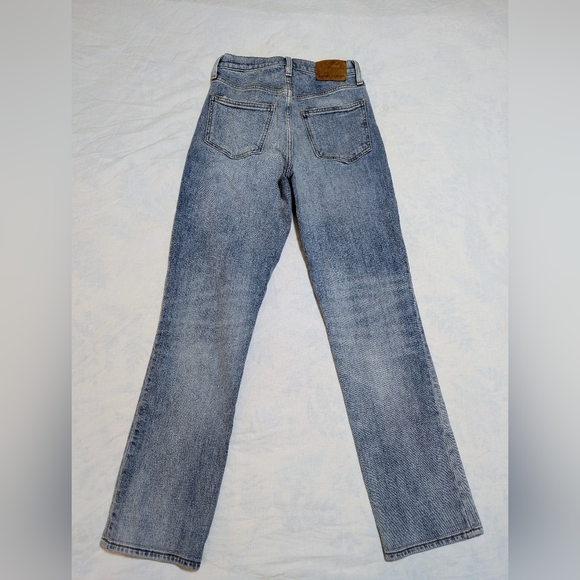 Denim Forum ARITZIA The Arlo High Rise Straight Leg Jeans 30L Size 25 - Picture 10 of 16